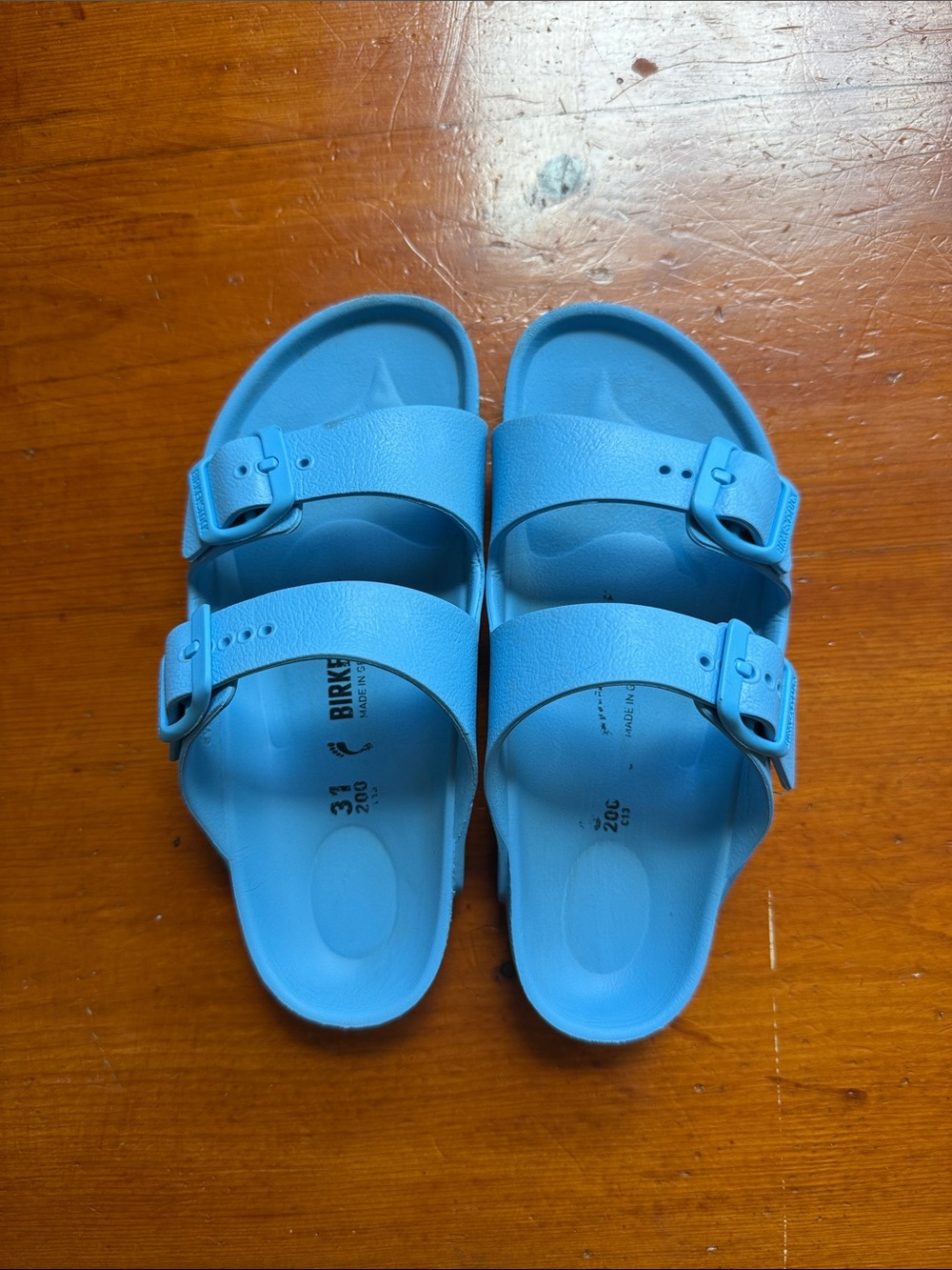 Birkenstock Kids Arizona EVA Sandals in Sky Blue